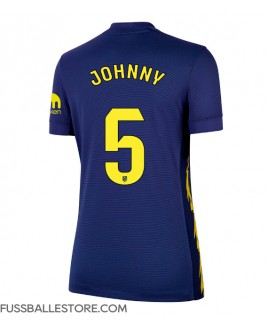 Günstige Atletico Madrid Johnny Cardoso #5 Auswärtstrikot Damen 2025-26 Kurzarm